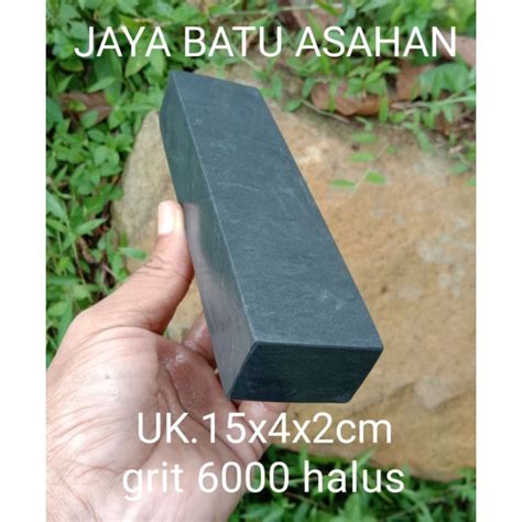 Jual Batu Asahan Asli Alam Pengasah Pisau Dimensi 15x4x2cm Shopee