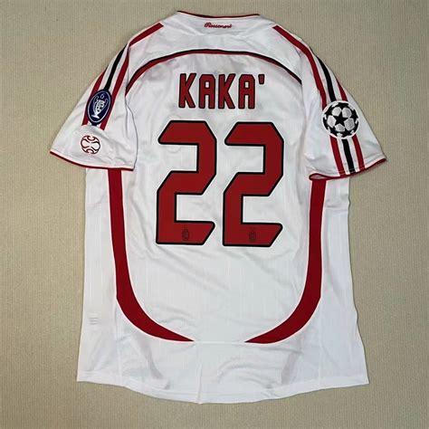 Ac Milan Kaka Jersey Retro Ac Milan Football Jersey Etsy