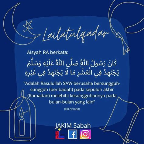 Malam Akhir Ramadan Kelebihan Tarikh Amalan Sunat