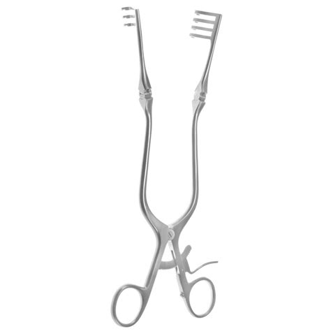 Beckman Weitlaner Retractor X Blunt Boss Surgical Instruments