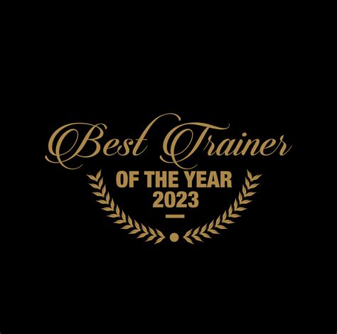 Best Trainers of the year 2023. Best English Trainers. 21785510 Vector ...