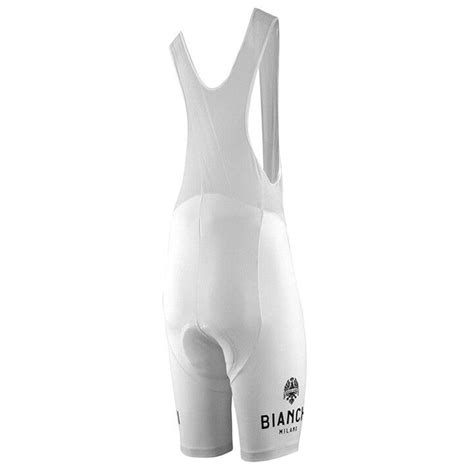 Bianchi Milano Legend Bib Shorts White — Nonstop Ciclismo Gear