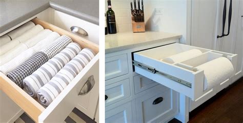 Как можно хранить полотенца на современной кухне | Мебель своими руками ...