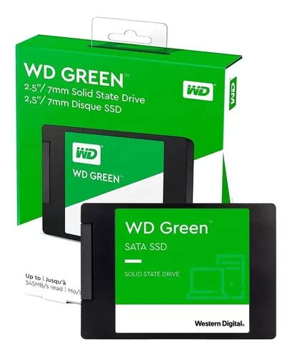 Disco S Lido Interno Western Digital Wd Green Wds G G A Gb Verde