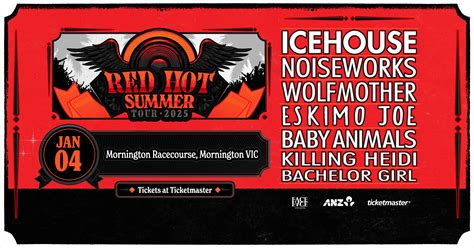 Whats On Red Hot Summer Tour 2025 Mornington
