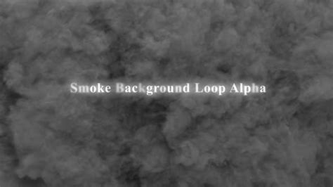 Smoke Background Loop Alpha Stock Video Envato Elements