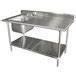 Advance Tabco Slag X X Gauge Stainless Steel Work Table