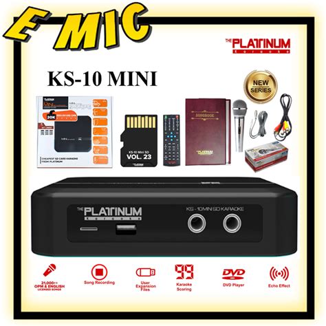 Platinum Ks Mini Sd Card Karaoke Player With English Opm