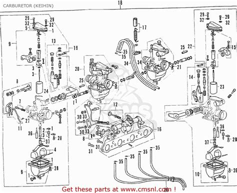 Understanding The Keihin Cvk Carburetor With A Detailed Parts Diagram