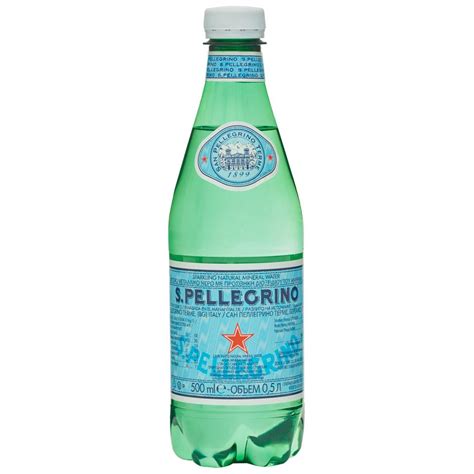 S Pellegrino Sparkling Mineral Water 500ml PET Bottle Carton 24 Winc