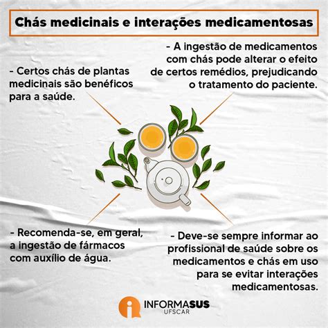 Saiba os cuidados necessários ao tomar Chás em combinação