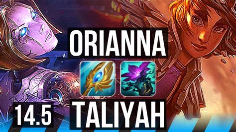 Orianna Vs Taliyah Mid Legendary Games Euw Master