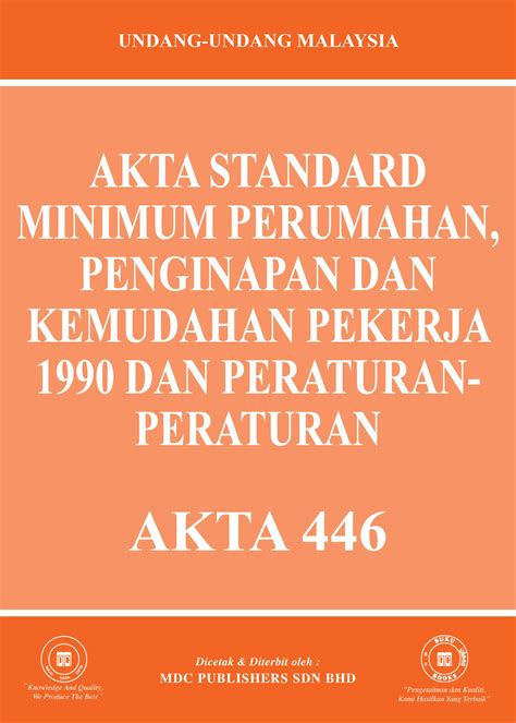 Laws Of Malaysia Akta Standard Minimum Perumahan Penginapan Dan