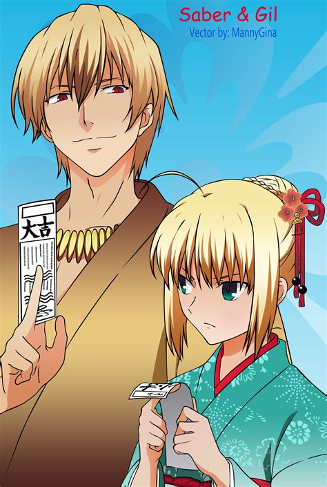 Fatezero Saber And Gil Minitokyo