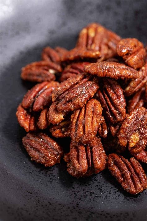 Sweet And Spicy Pecans Recipe Toasted Pecans Recipe Spicy Nuts