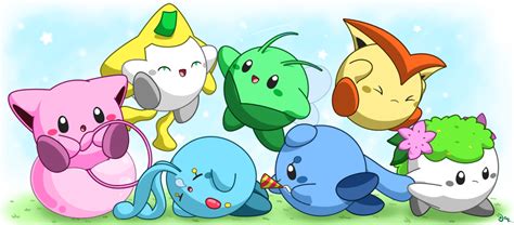 Legendary Kirbys Mew Jirachi Manaphy Celebi Phione Victini And