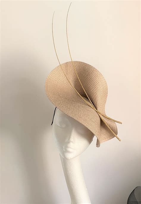 Natural Beige Disc Hat Natural Beige Saucer Disc Hat Etsy