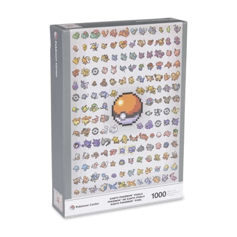 Kanto Pok Mon Pixels Pok Mon Puzzle Pieces Pok Mon Center Uk