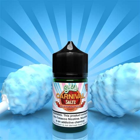 Juice Roll Upz Synthetic Salt Blue Cotton Candy 30ml