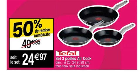 Promo Set Po Les Air Cook Tefal Chez Cora Icatalogue Fr