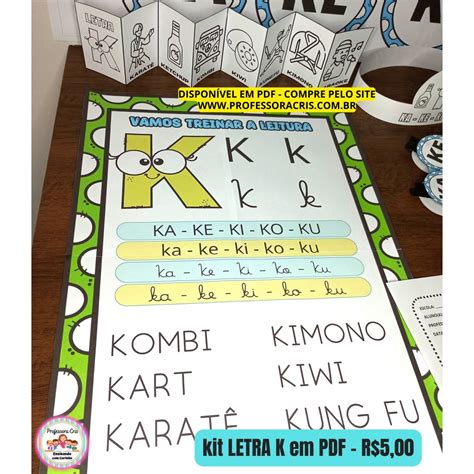 Elogios Com A Letra K - PDF KIT CONSOANTES Letra K – Professora Cris – Ensinando com carinho