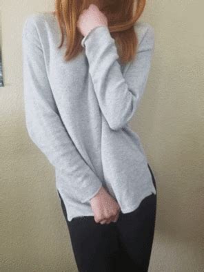 OC Redhead On Off Porn Pic