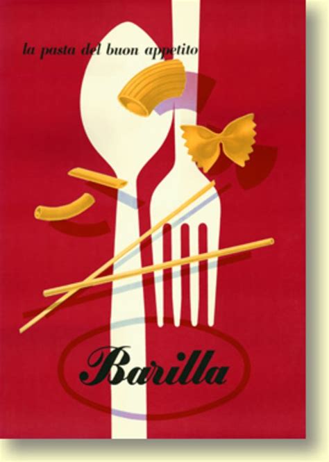 Barilla Poster Vintage Poster Retro Pubblicit Retr