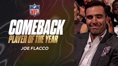 Joe Flacco Wins Comeback Player Of The Year I Nfl Awards I Cbs Sports