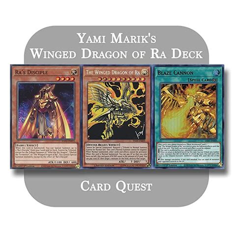 Buy Yu Gi Oh Yami Marik S Complete The Winged Dragon Of Ra Egyptian