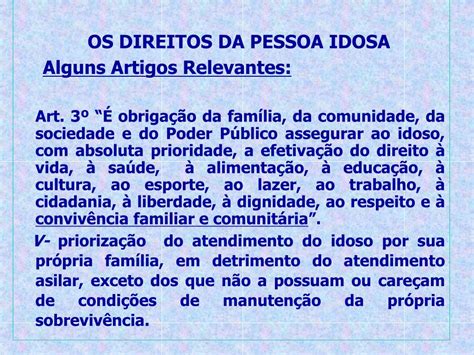 Ppt Os Direitos Da Pessoa Idosa Powerpoint Presentation Free