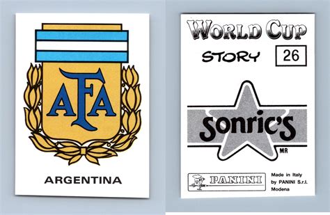 Argentina 26 World Cup Story 1990 Panini Sticker