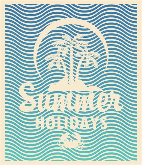 Premium Vector Summer Holidays Travel Poster