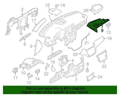 2012 2019 Mercedes Benz Lower Cover 166 680 50 03 8N84 MB OEM Parts