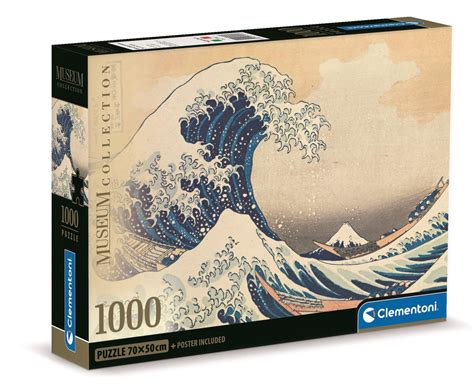 Puzzle Clementoni D Lk Compact Hokusai Velk Vlna U Kanagawy