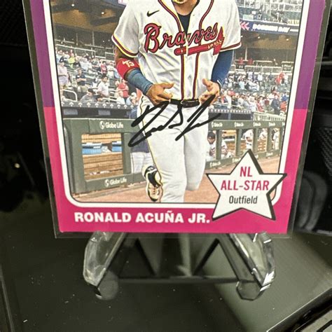 Topps Heritage Image Variation Sp Ronald Acuna Jr Braves Ebay