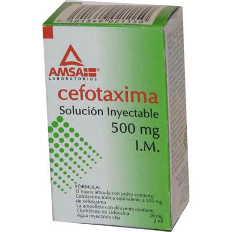 Cefotaxima 500mg Inyectable Farmacia Medilife