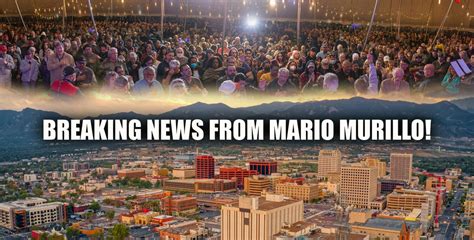 BREAKING NEWS FROM MARIO MURILLO - Mario Murillo Ministries