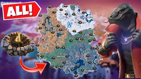 All Campfire Locations In Fortnite Chapter 4 Full Guide Youtube