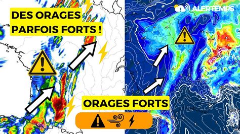 Alerte Meteo Des Orages Parfois Fort Ce Lundi Et Temp Te Pierrick En