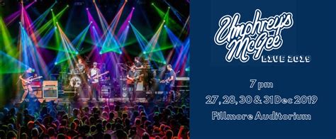 Umphrey S Mcgee Tickets Th December Fillmore Auditorium At Denver