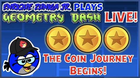 The Coin Journey Begins ⭐️ Geometry Dash Livestream 1 Youtube