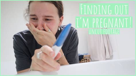 Finding Out Im Pregnant Uncut First Time Mum Youtube