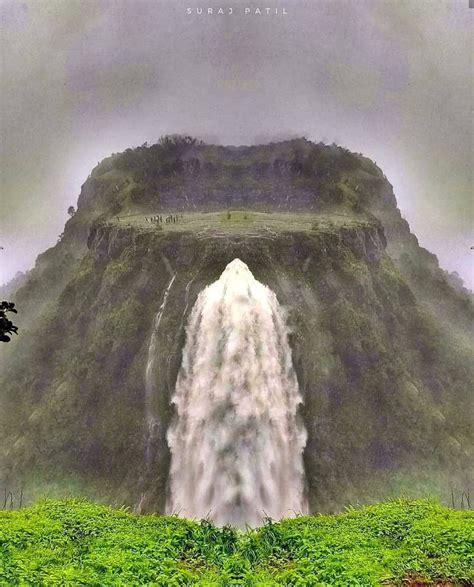 Madhe Ghat Waterfall In Pune Maharashtra