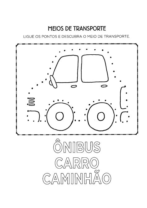 Atividades Sobre Meios De Transporte Para Educacao Infantil Atividades