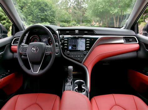 Toyota Camry Red Interior 2018