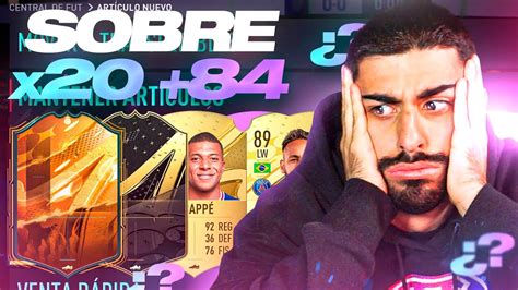 Abro Mi Sobre X20 Jugadores 84 Y YouTube