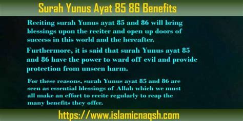 Surah Yunus Ayat For Magic A Verified Results In Ways Islamic Naqsh