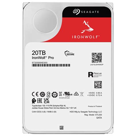 Hd Seagate 20tb Iron Wolf Pro Nas 3 5 Sata 3 7200rpm St20000ne000 No Paraguai Visão Vip