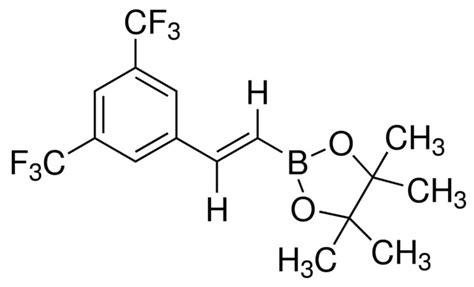 Trans Bis Trifluoromethyl Phenyl Vinylboronic Acid Pinacol Ester