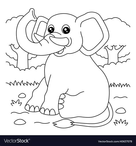 Elephant Coloring Pages For Preschool